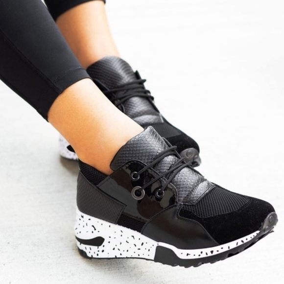 Shoes - “Melrose” Sneakers - Black